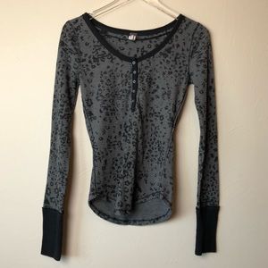 Free People Tops - Free People || We the Free Leopard Print Thermal Free People Tops - Free People || We the Free Leopard Print Thermal
